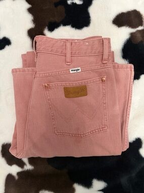 Pink Wrangler Wanderer Wide Leg Jeans